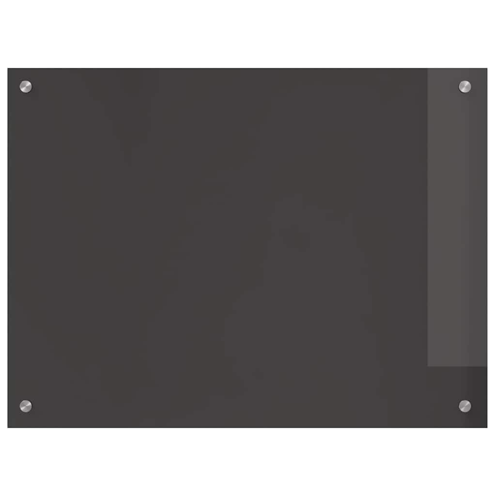 Kuhinjski zid 2 pcs Tamno siva 80 x 60 cm