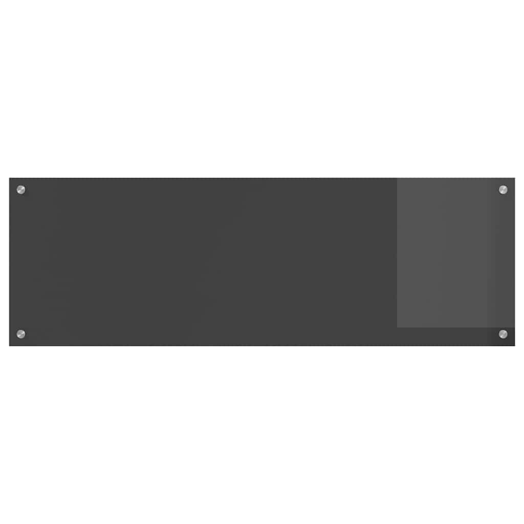 Kuhinjski zid 2 pcs Tamno siva 120 x 40 cm