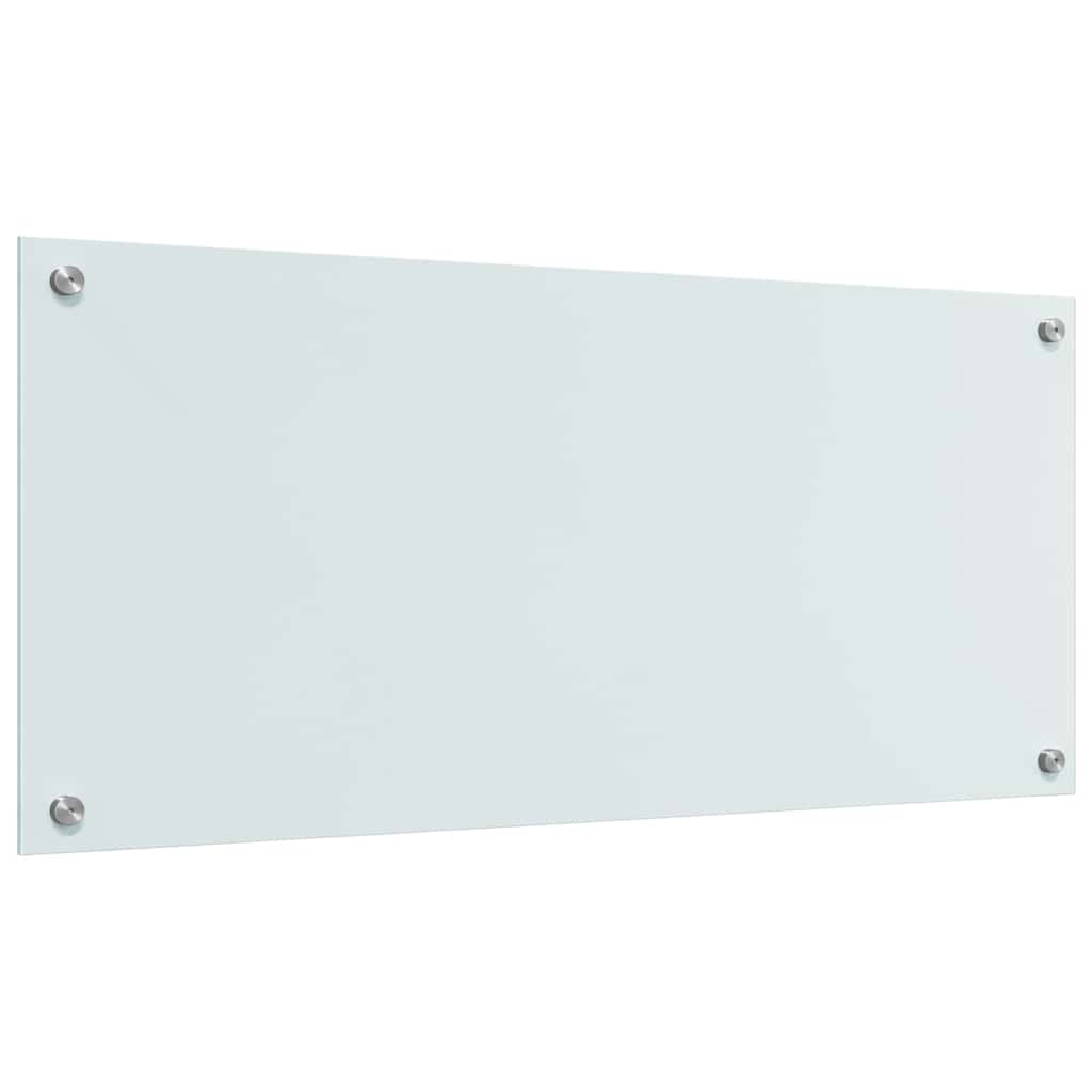 Kuhinjski zid 2 pcs Bijelo 90 x 40 cm Staklo otporno na udarce