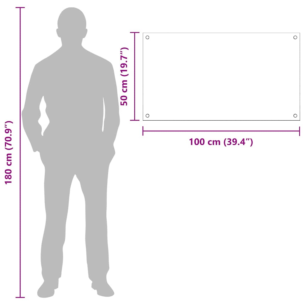 Kuhinjski zid 2 pcs Bijelo 100 x 50 cm Staklo otporno na udarce