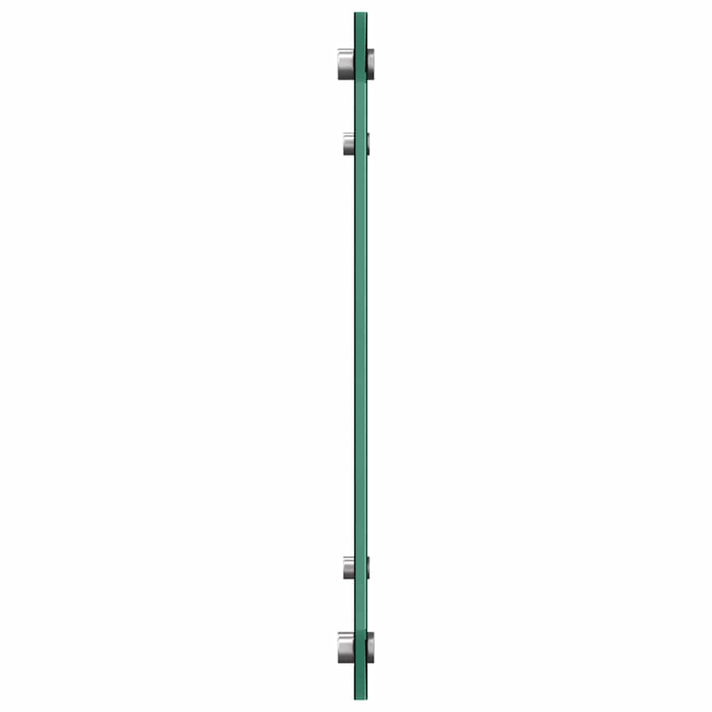 Kuhinjski zid 2 pcs Crna 70 x 40 cm Staklo otporno na udarce