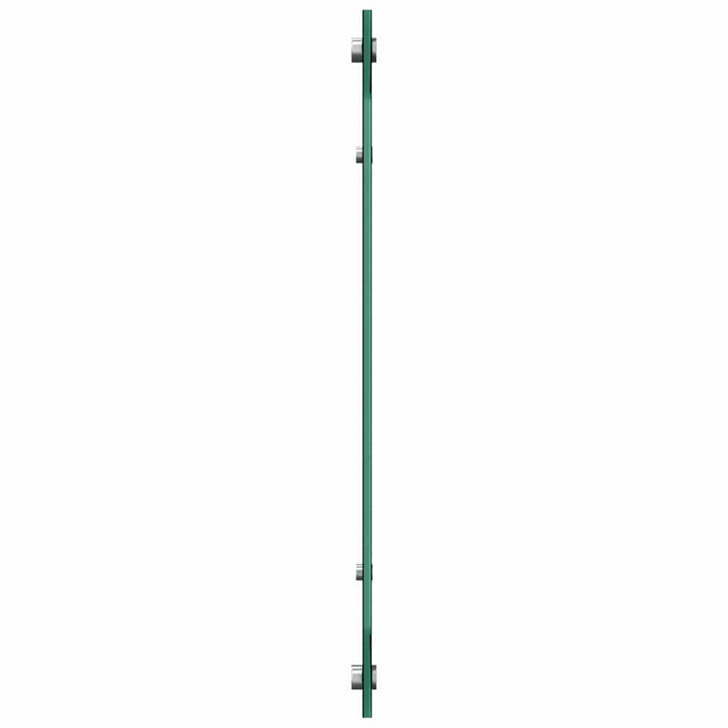 Kuhinjski zid 2 pcs Crna 100 x 60 cm Staklo otporno na udarce