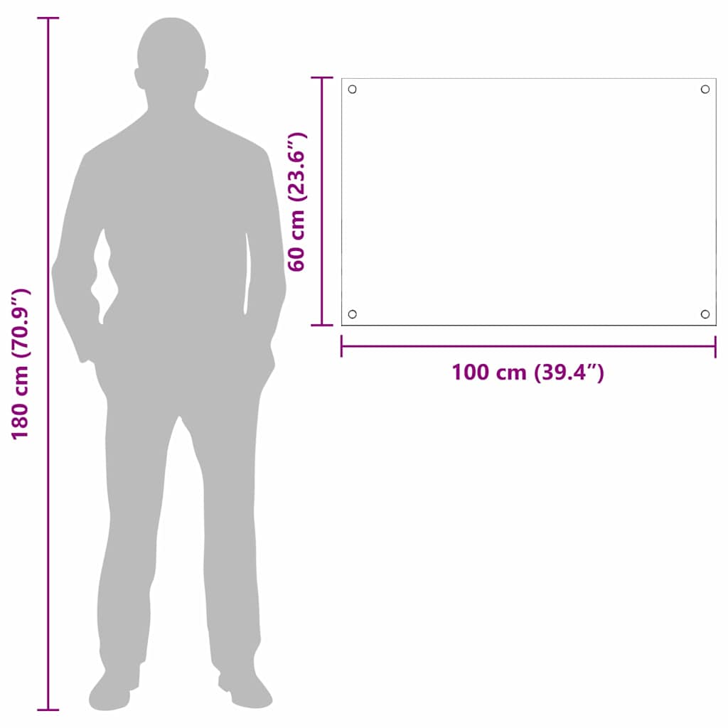 Kuhinjski zid 2 pcs Crna 100 x 60 cm Staklo otporno na udarce