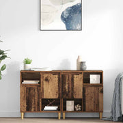 Komode 2 pcs Staro drvo 60 x 35 x 70 cm Konstruirano drvo