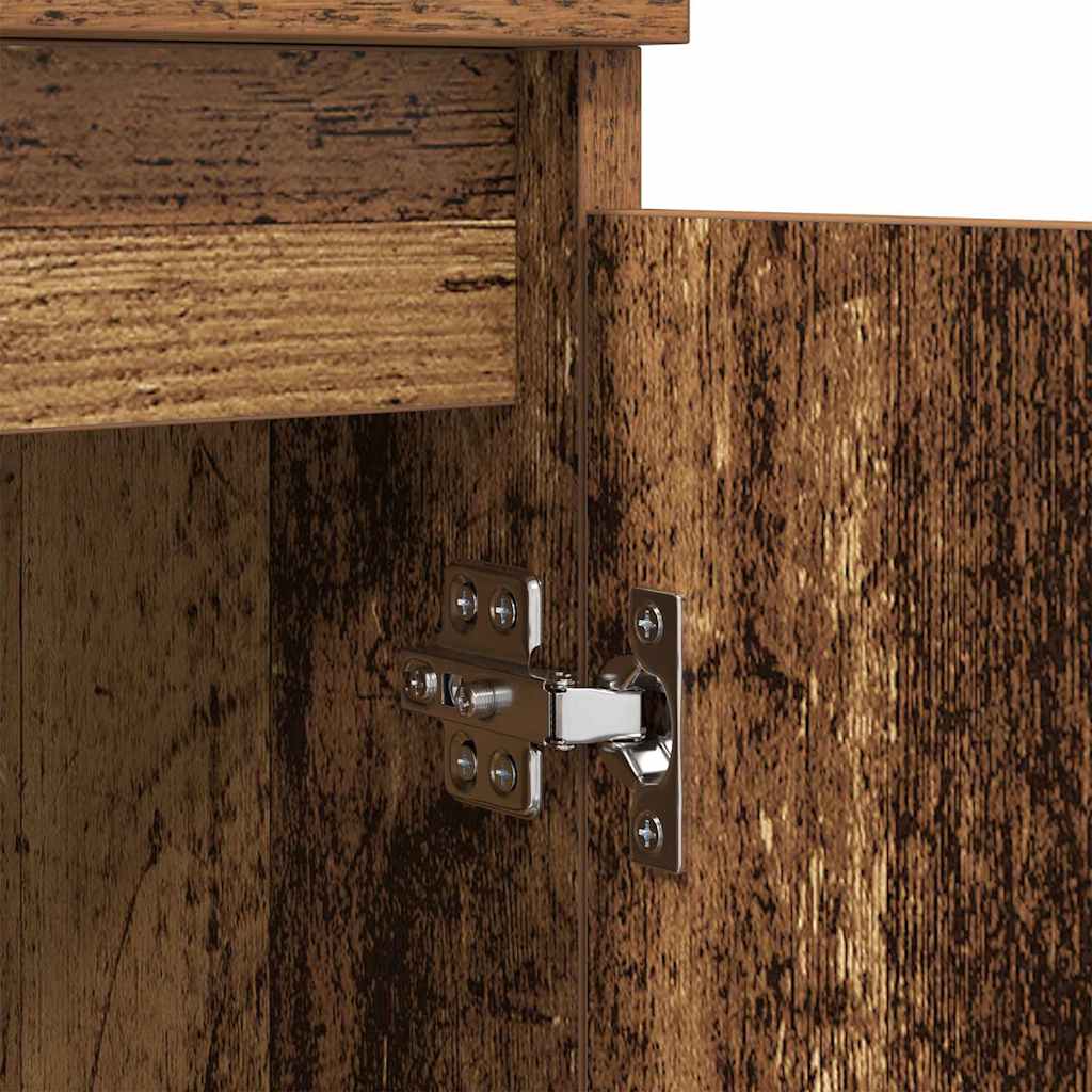 Komode 3 pcs Staro drvo 60 x 35 x 70 cm Konstruirano drvo