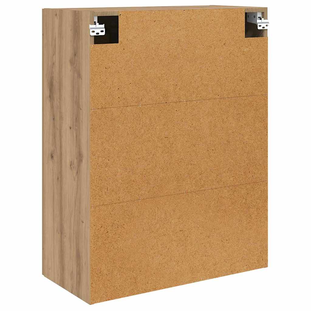 Kabinetski zidni Zidne 2 pcs Umjetnički hrast 69,5 x 34 x 90 cm