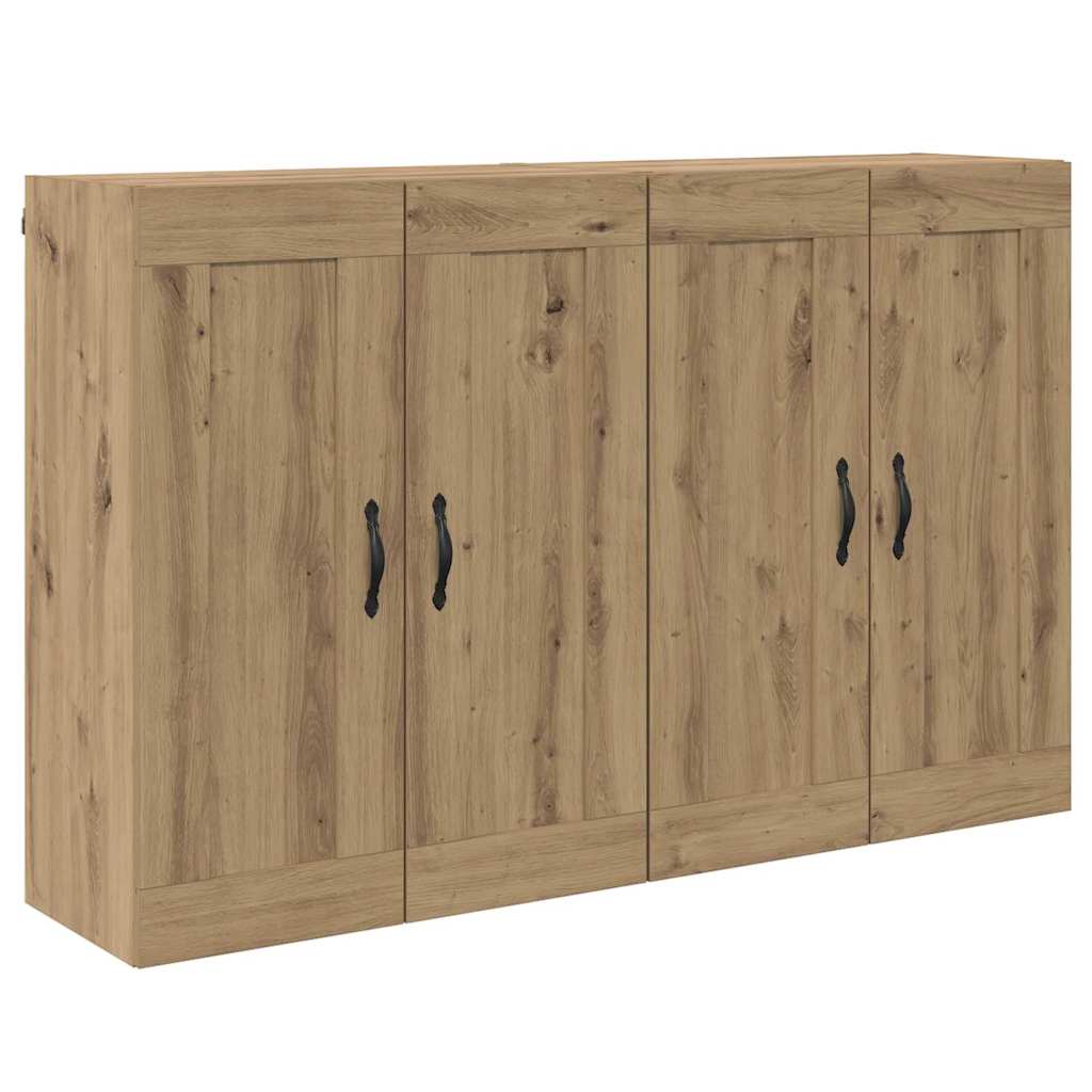 Kabinetski zidni 2 pcs Umjetnički hrast 69,5 x 34 x 90 cm