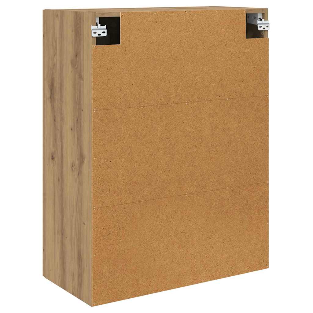 Kabinetski zidni Zidne 2 pcs Umjetnički hrast 69,5 x 34 x 90 cm