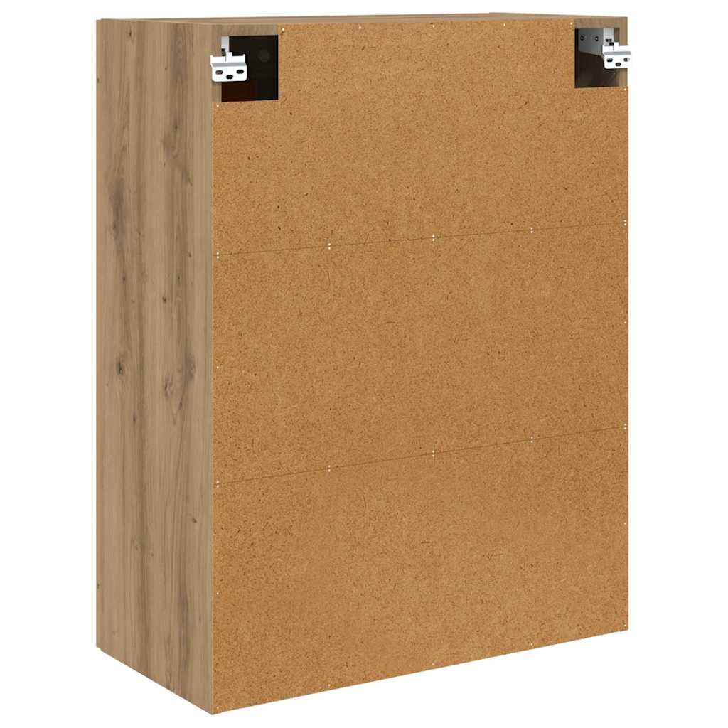 Kabinetski zidni Zidne 2 pcs Umjetnički hrast 69,5 x 34 x 90 cm