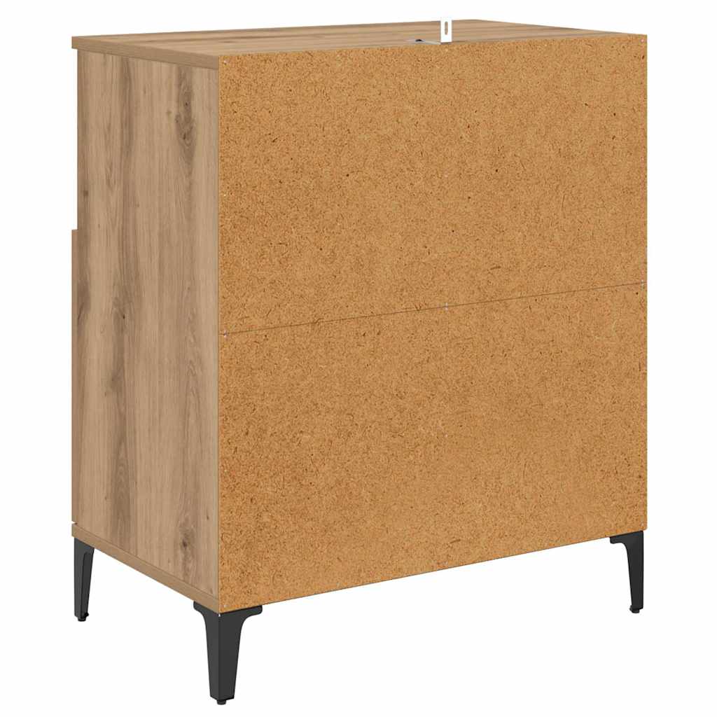 Komode 2 pcs Umjetnički hrast 60 x 35 x 70 cm Konstruirano drvo