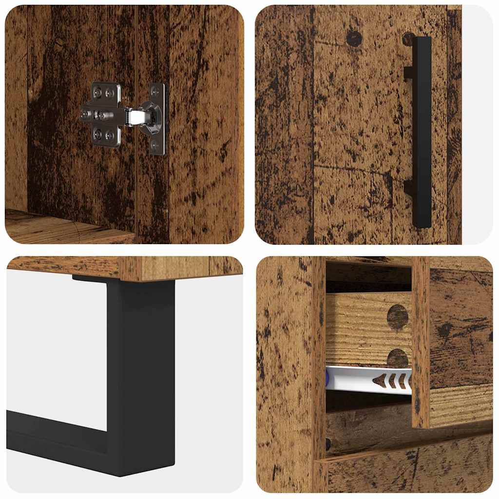 Highboard Staro drvo 69,5 x 34 x 180 cm Konstruirano drvo