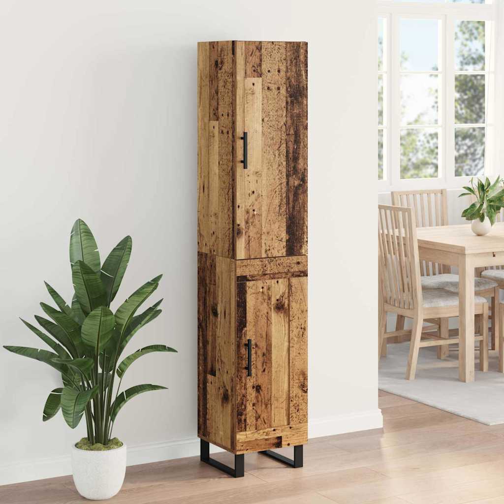 Highboard Staro drvo 34,5 x 34 x 180 cm Konstruirano drvo