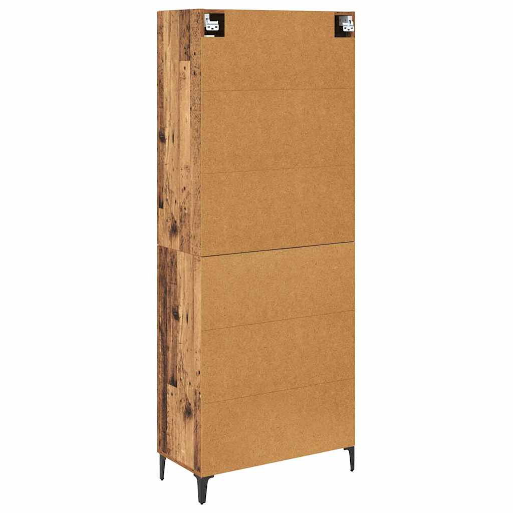 Highboard Zidne Staro drvo 69,5 x 34 x 180 cm Konstruirano drvo