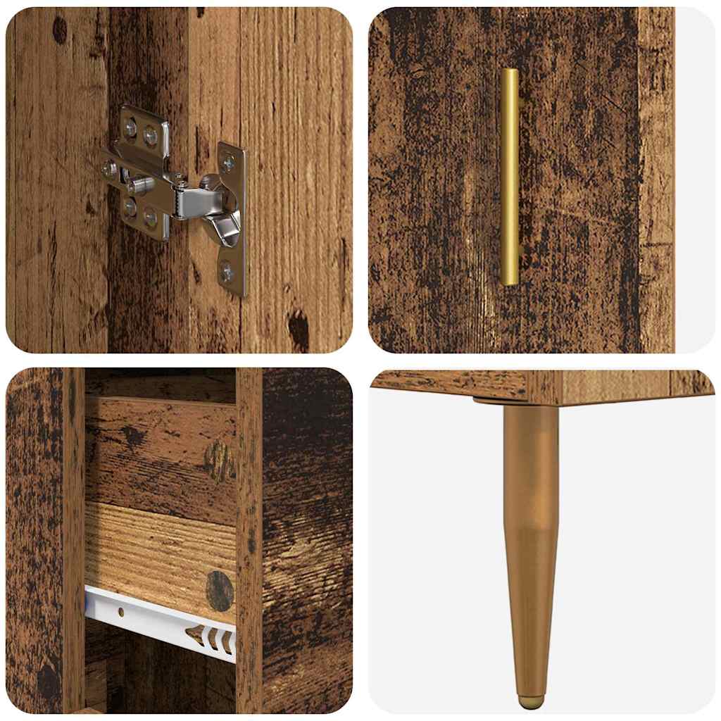 Highboard Staro drvo 69,5 x 34 x 180 cm Konstruirano drvo