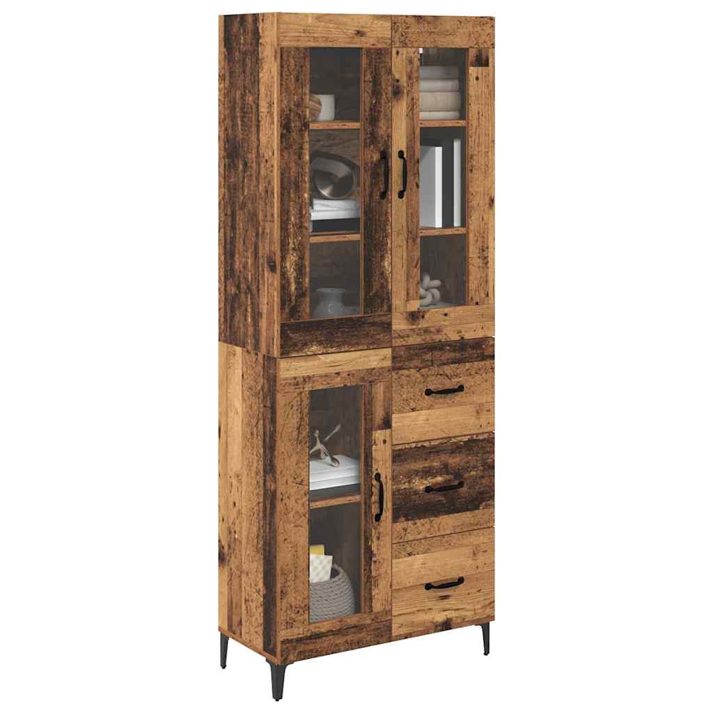 Highboard Zidne Staro drvo 69,5 x 34 x 180 cm Konstruirano drvo