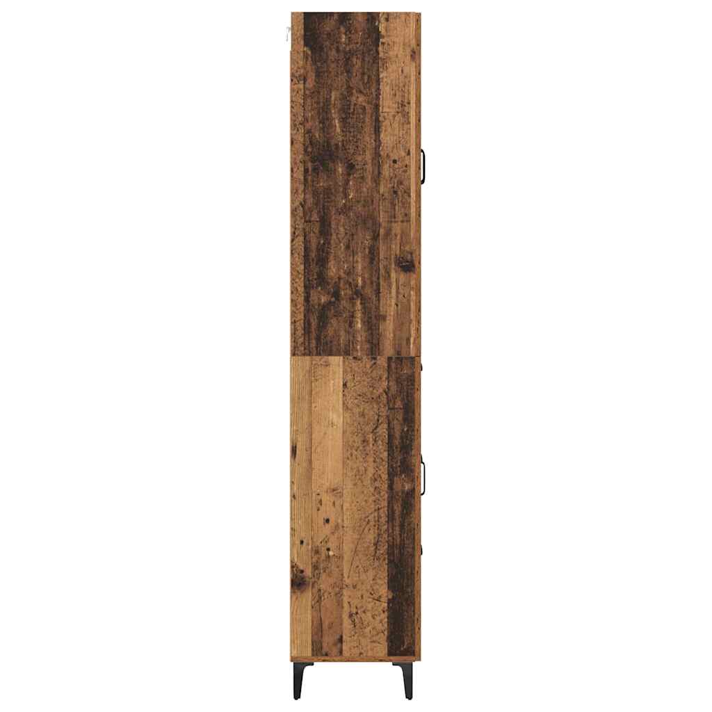 Highboard Zidne Staro drvo 69,5 x 34 x 180 cm Konstruirano drvo