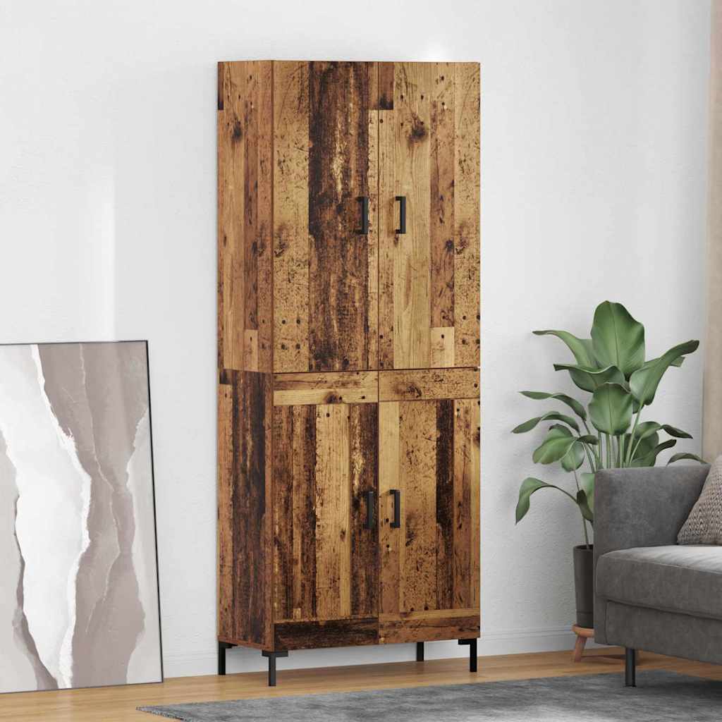 Highboard Staro drvo 69,5 x 34 x 180 cm Konstruirano drvo