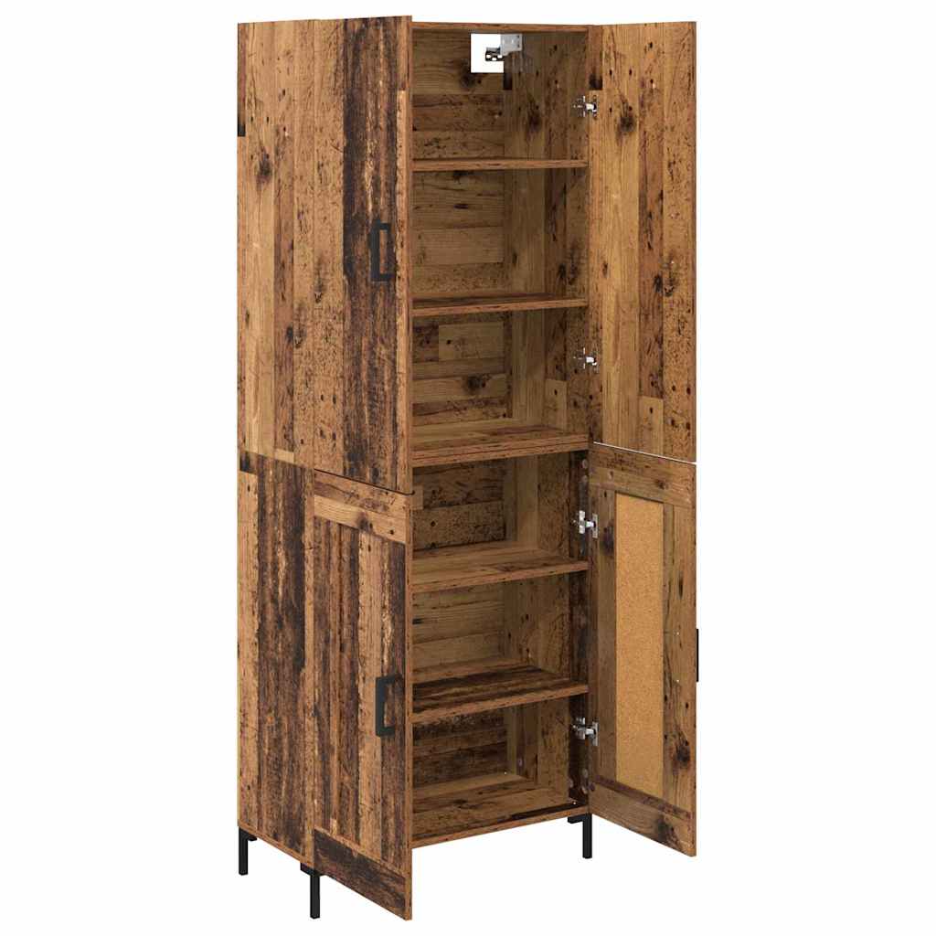 Highboard Zidne Staro drvo 69,5 x 34 x 180 cm Konstruirano drvo