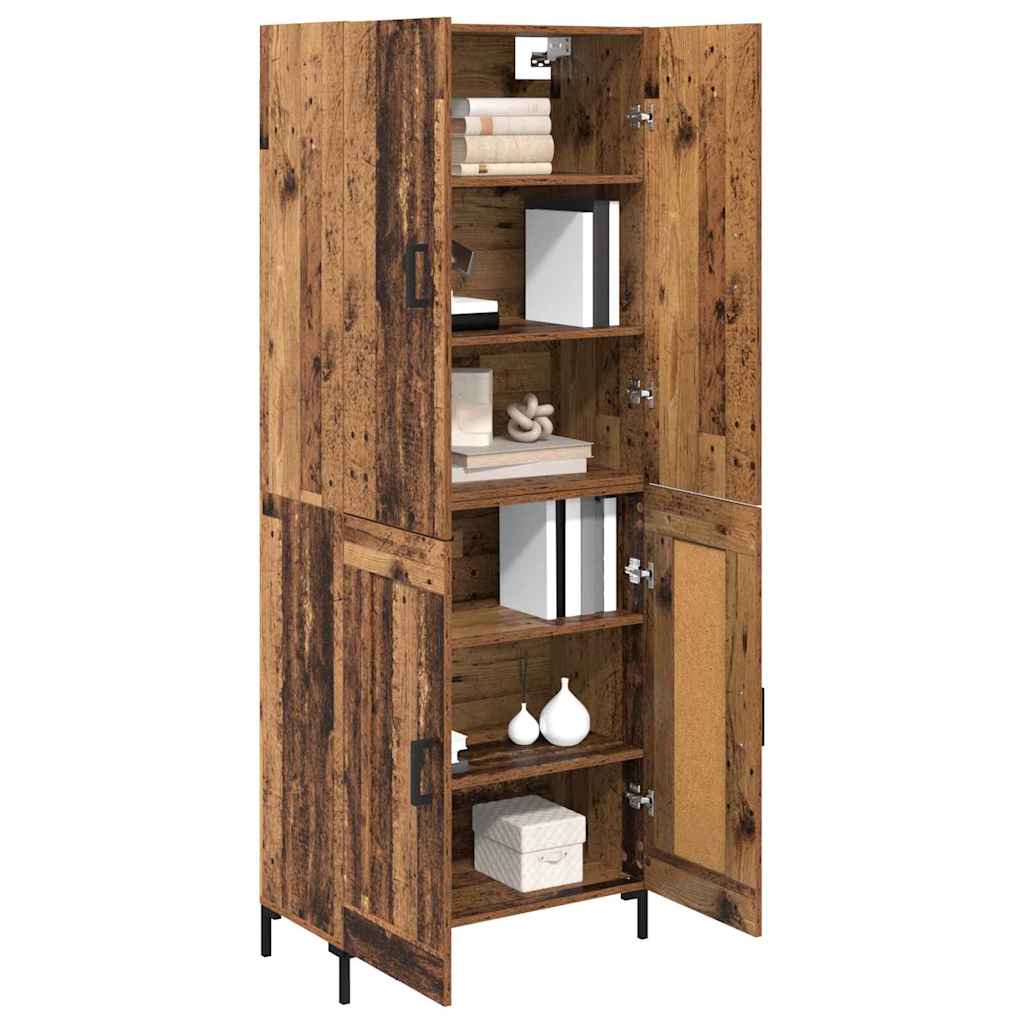 Highboard Zidne Staro drvo 69,5 x 34 x 180 cm Konstruirano drvo