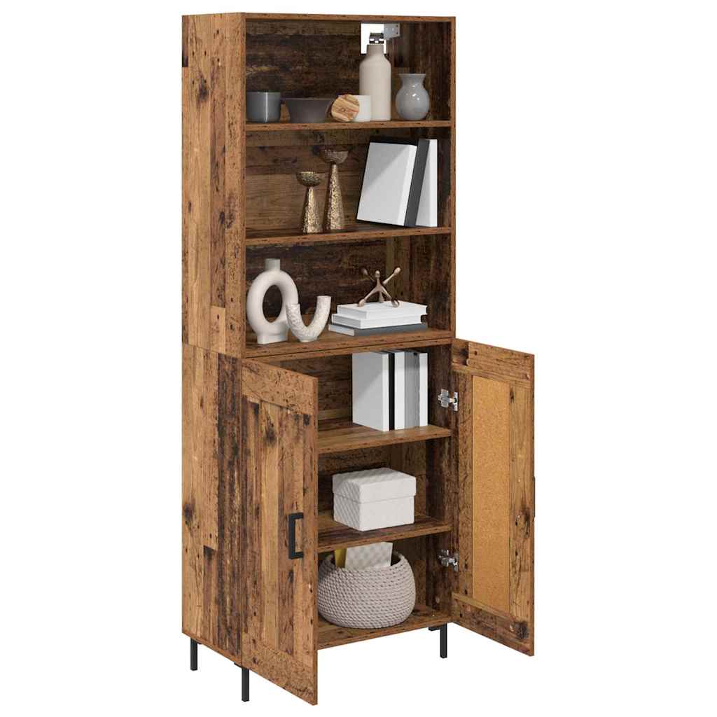 Highboard Staro drvo 69,5 x 34 x 180 cm Konstruirano drvo