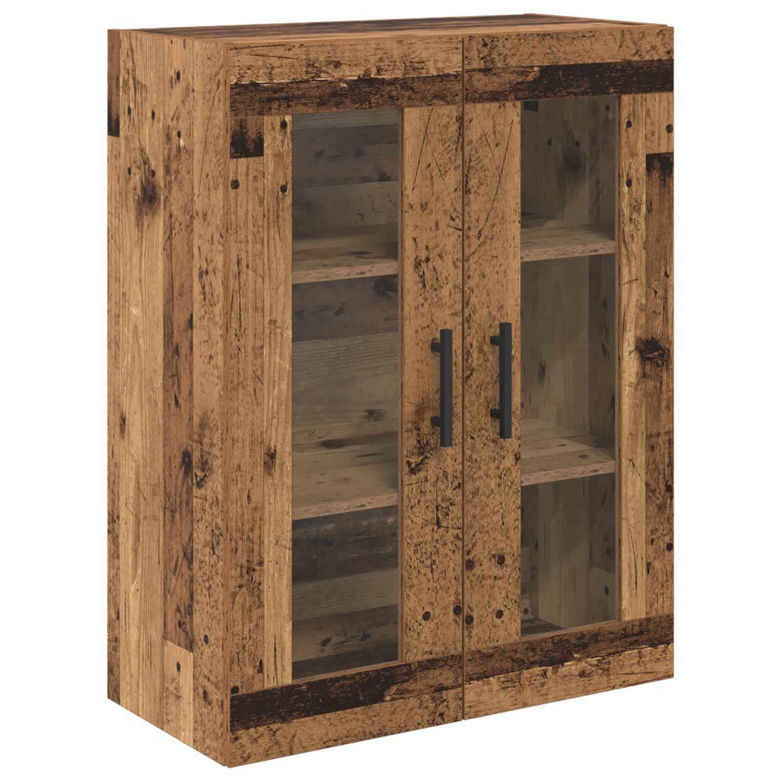 Highboard 2 pcs Staro drvo Konstruirano drvo