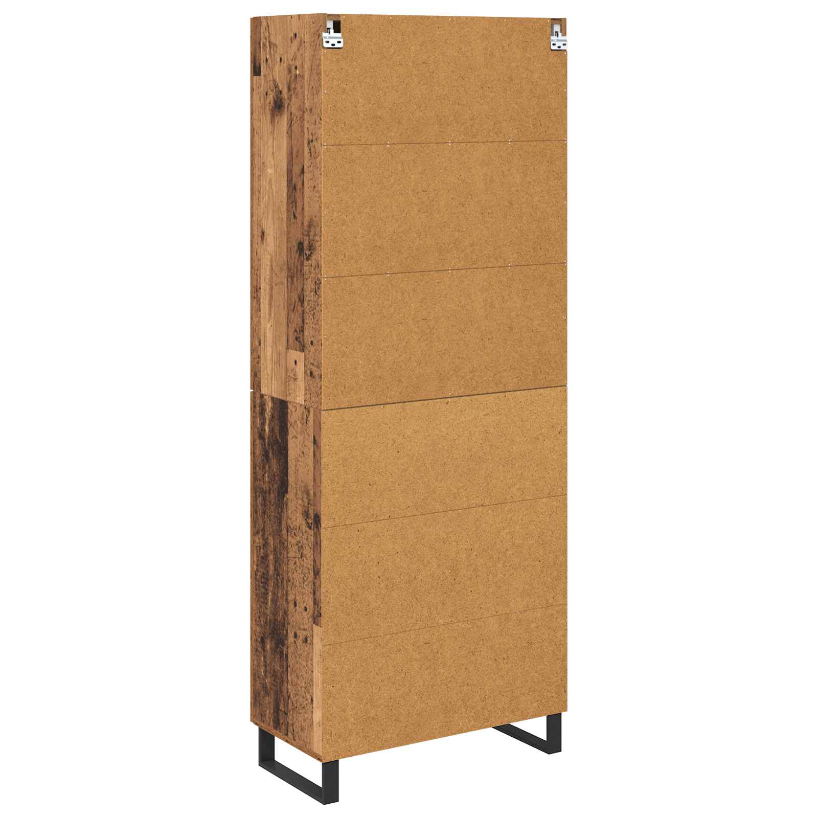 Highboard 2 pcs Staro drvo Konstruirano drvo