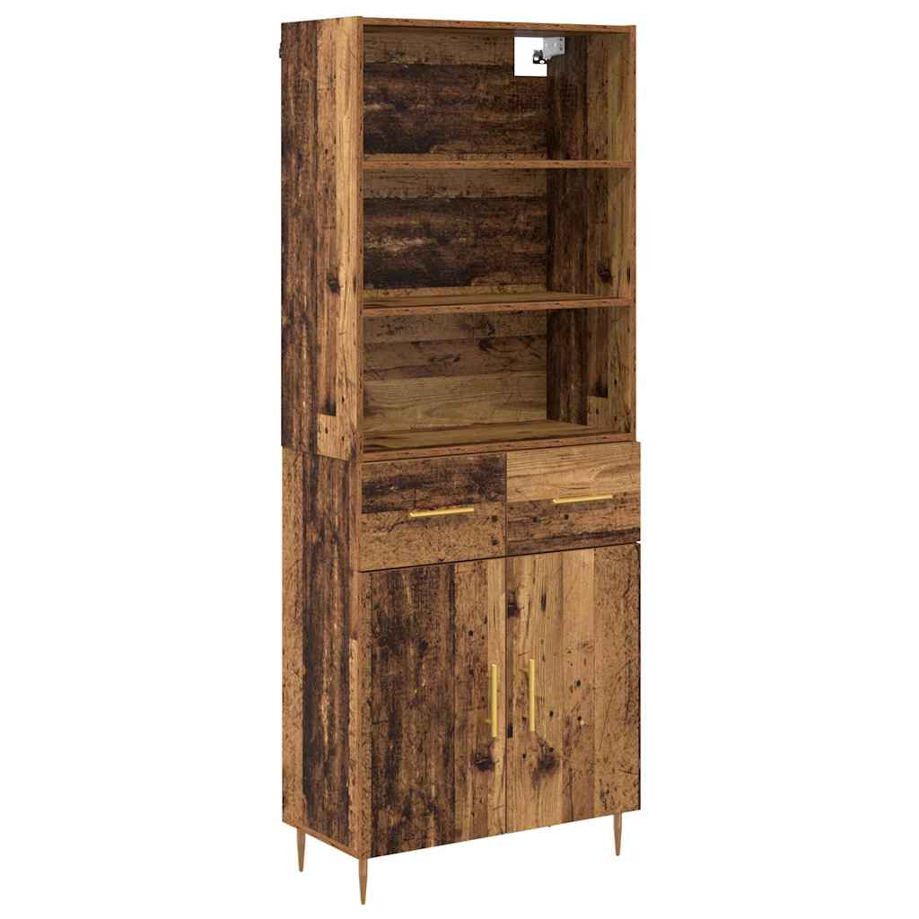 Highboard Staro drvo 69,5 x 34 x 180 cm Konstruirano drvo