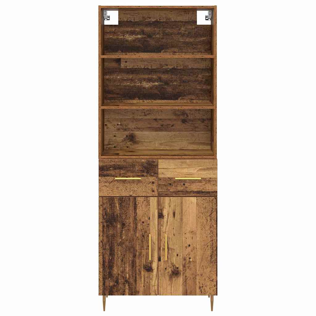 Highboard Staro drvo 69,5 x 34 x 180 cm Konstruirano drvo