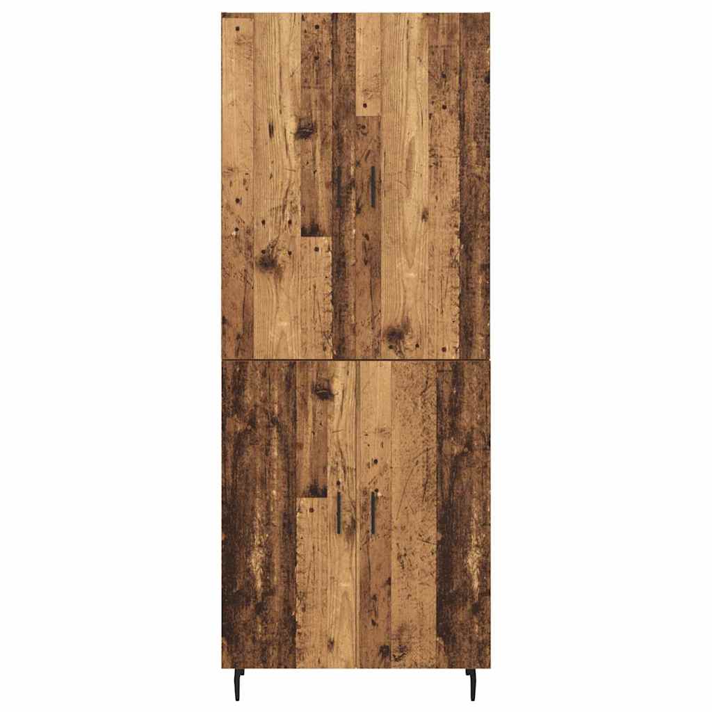 Highboard 2 pcs Staro drvo Konstruirano drvo