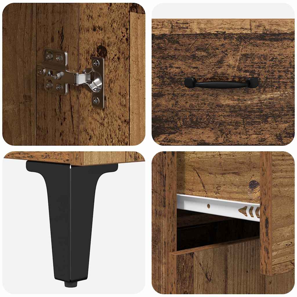 Highboard Zidne Staro drvo 69,5 x 34 x 180 cm Konstruirano drvo