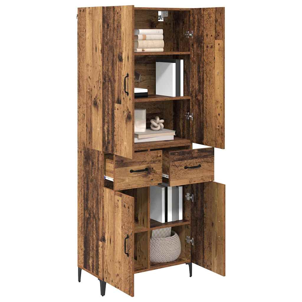 Highboard Zidne Staro drvo 69,5 x 34 x 180 cm Konstruirano drvo