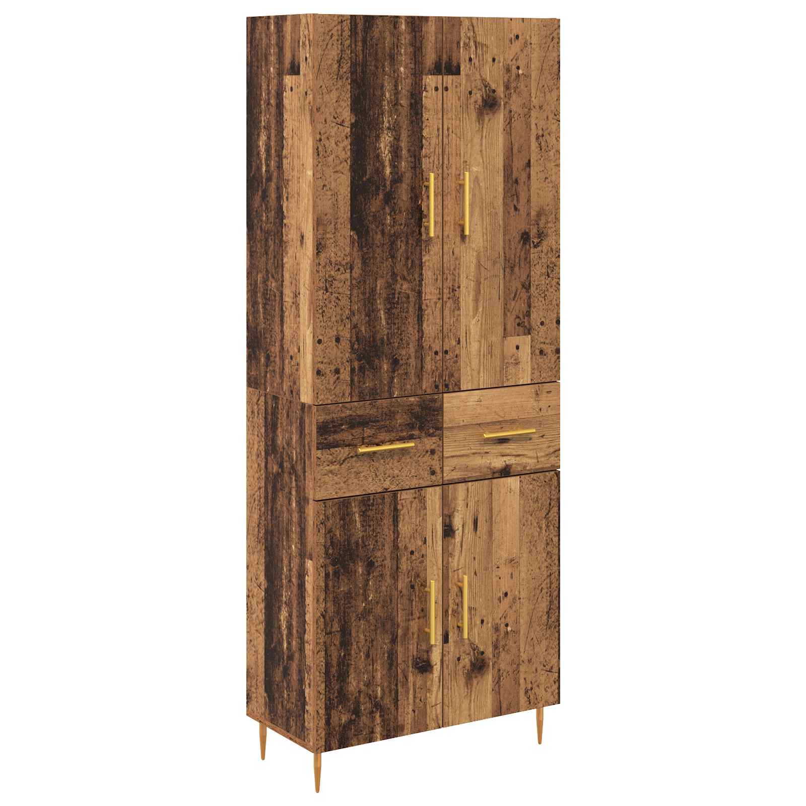 Highboard Zidne Staro drvo 69,5 x 34 x 180 cm Konstruirano drvo