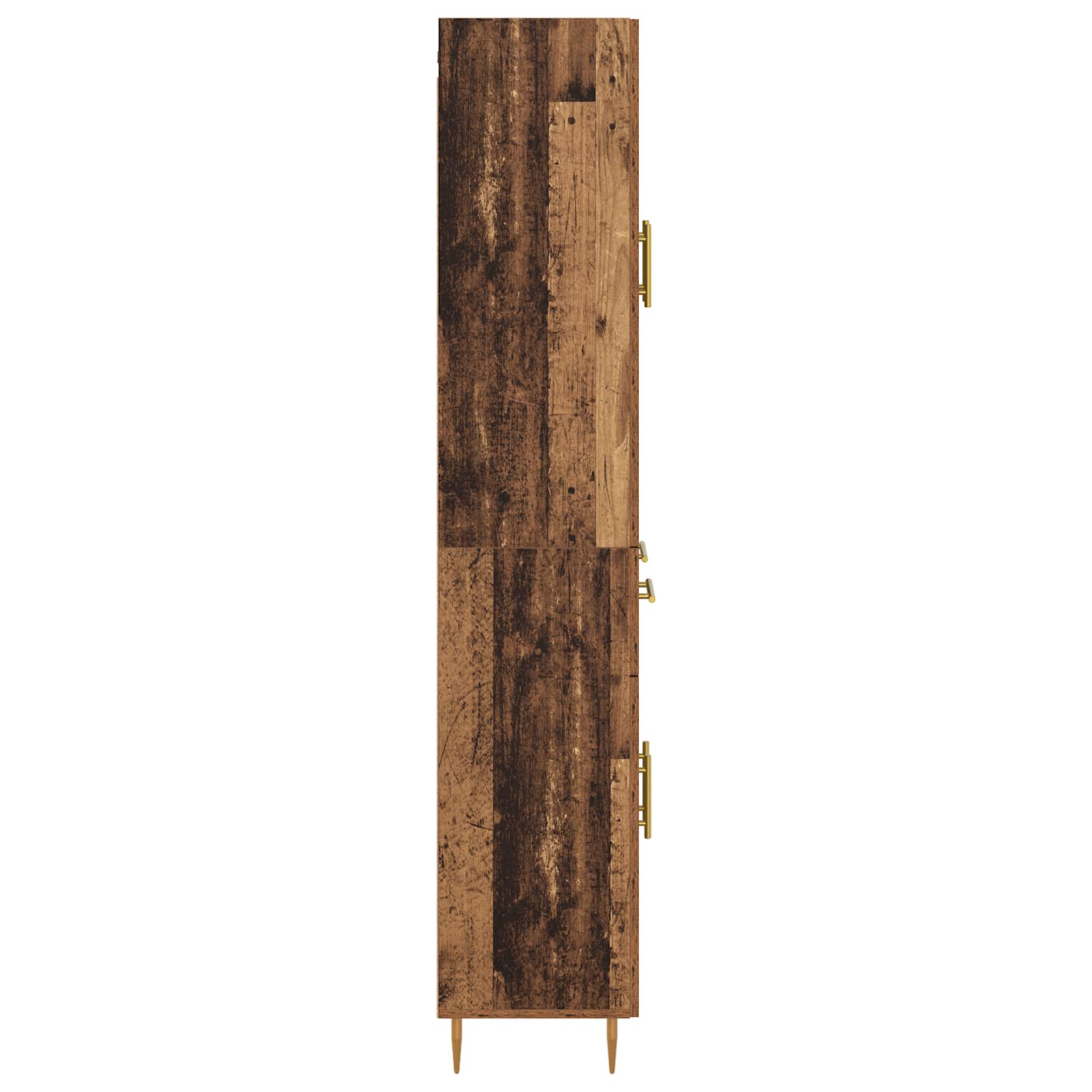 Highboard Zidne Staro drvo 69,5 x 34 x 180 cm Konstruirano drvo