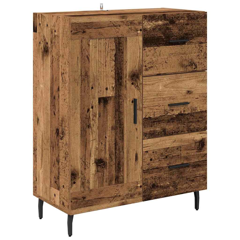 Highboard s ladicama Staro drvo 69,5 x 34 x 180 cm