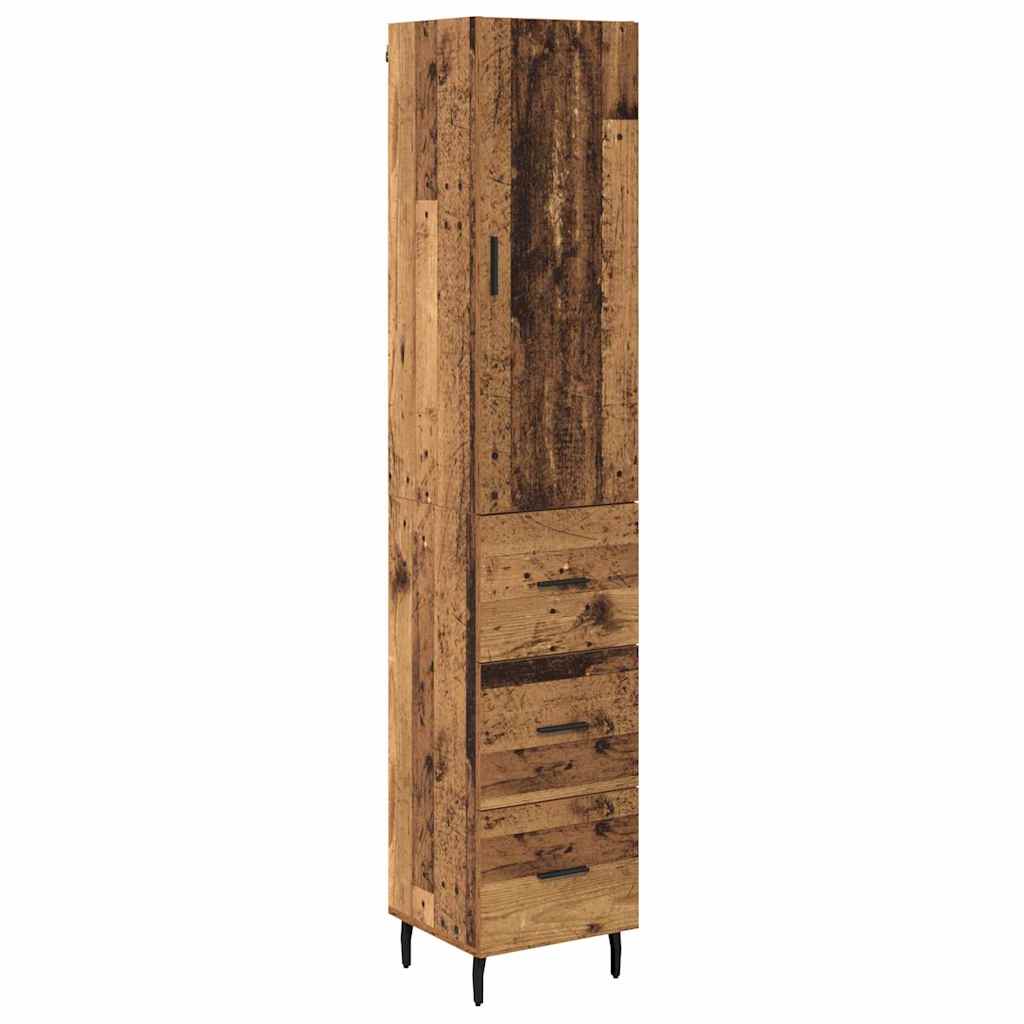 Highboard Staro drvo 34,5 x 34 x 180 cm Konstruirano drvo
