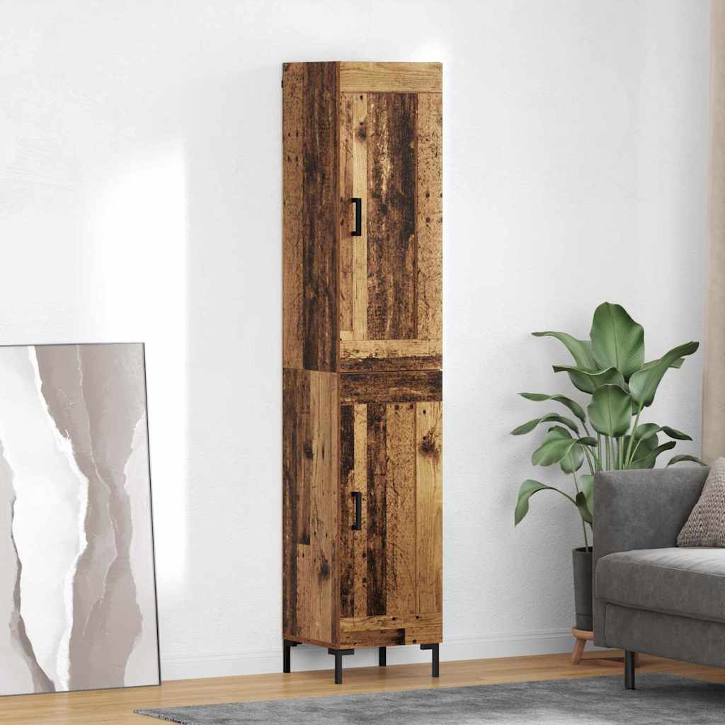Highboard Staro drvo 34,5 x 34 x 180 cm Konstruirano drvo
