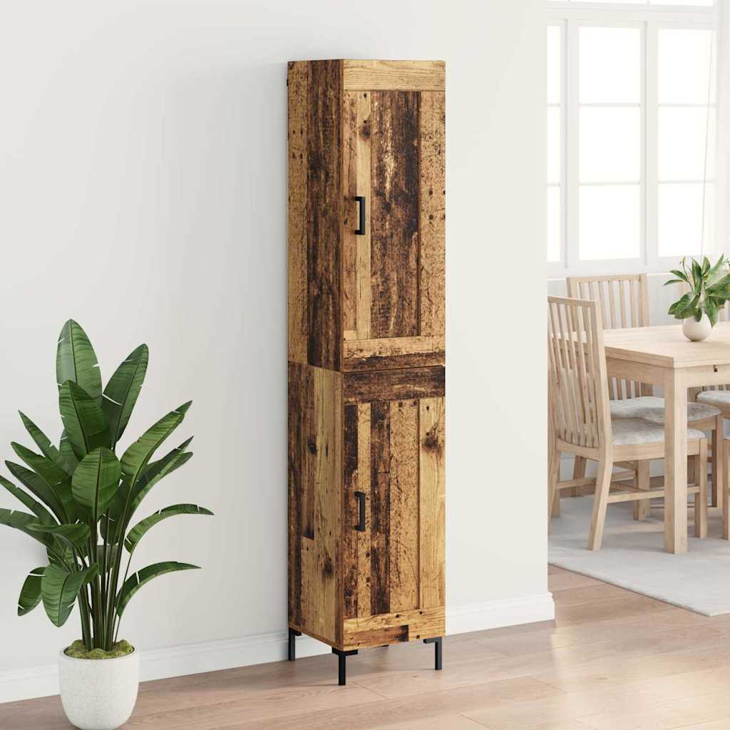 Highboard Staro drvo 34,5 x 34 x 180 cm Konstruirano drvo