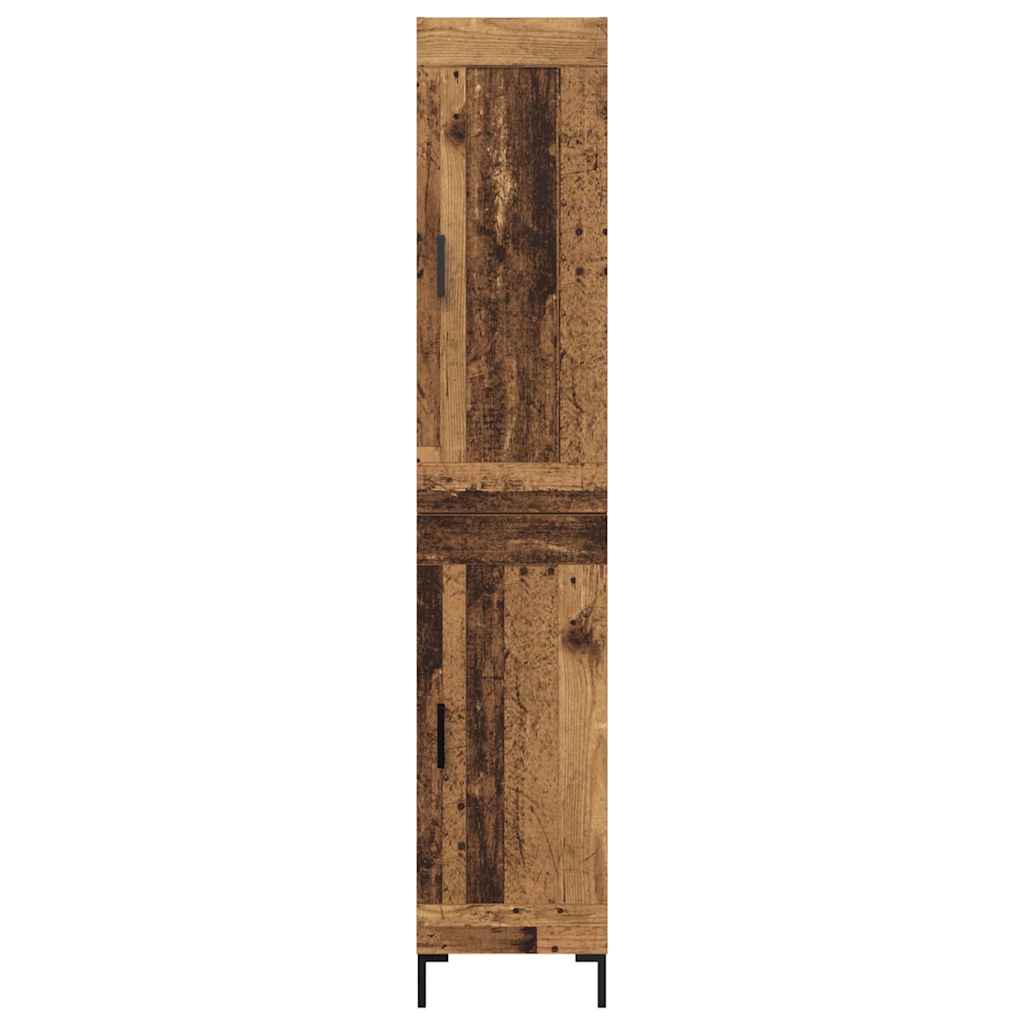 Highboard Staro drvo 34,5 x 34 x 180 cm Konstruirano drvo