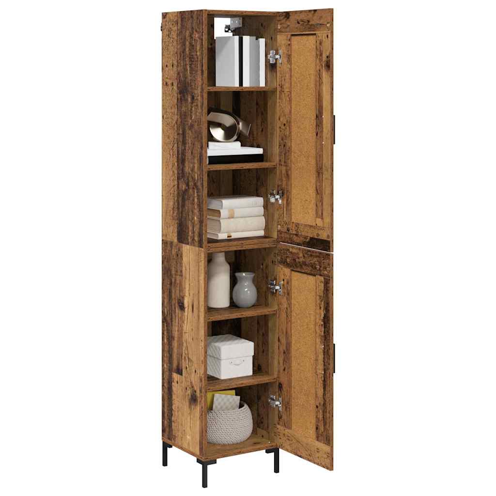 Highboard Staro drvo 34,5 x 34 x 180 cm Konstruirano drvo