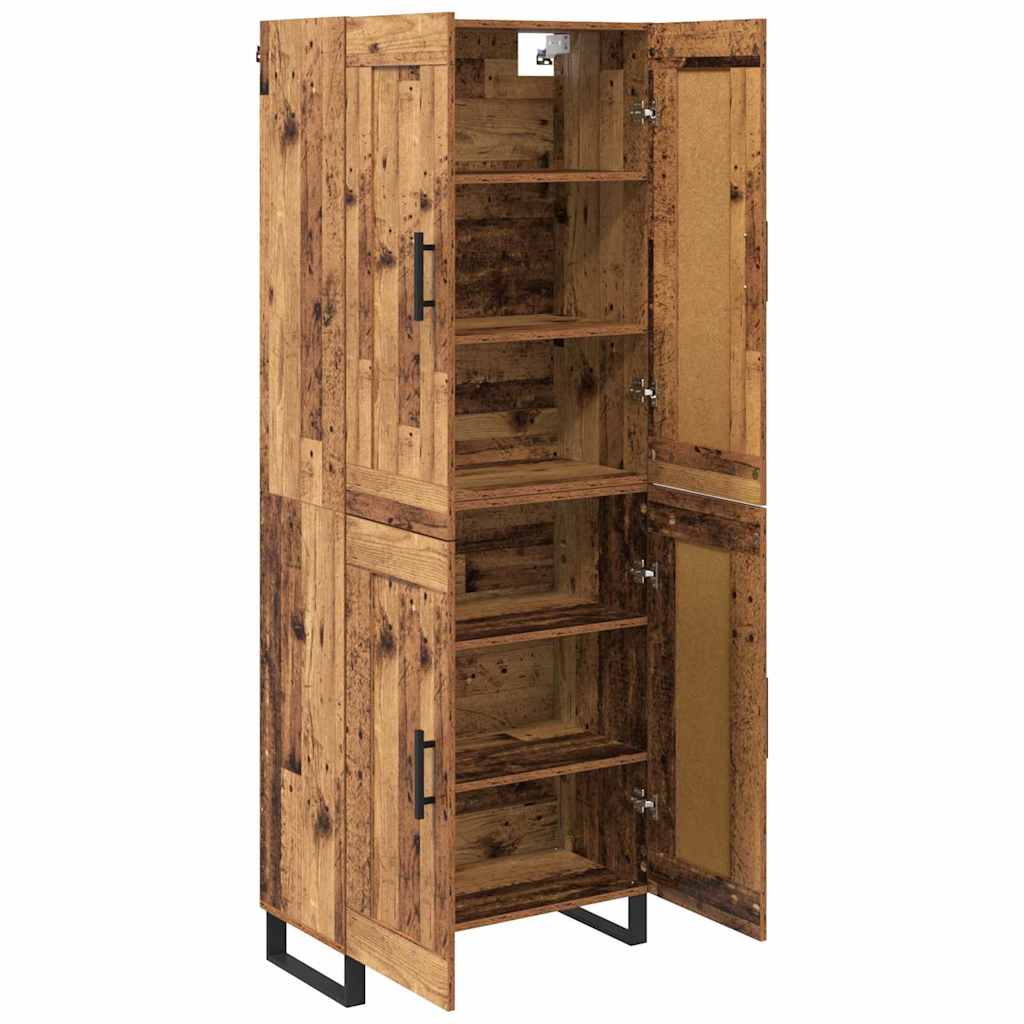 Highboard 2 kom. Staro drvo 69,5 x 34 x 180 cm