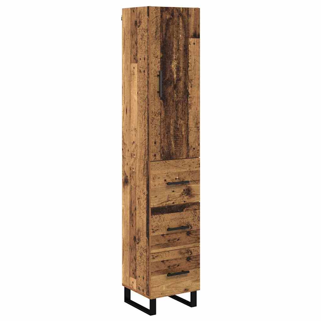 Highboard Staro drvo 34,5 x 34 x 180 cm Konstruirano drvo
