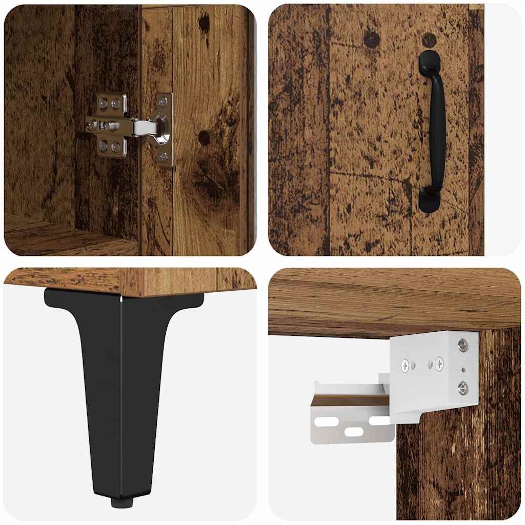 Highboard Zidne Staro drvo 69,5 x 34 x 180 cm Konstruirano drvo