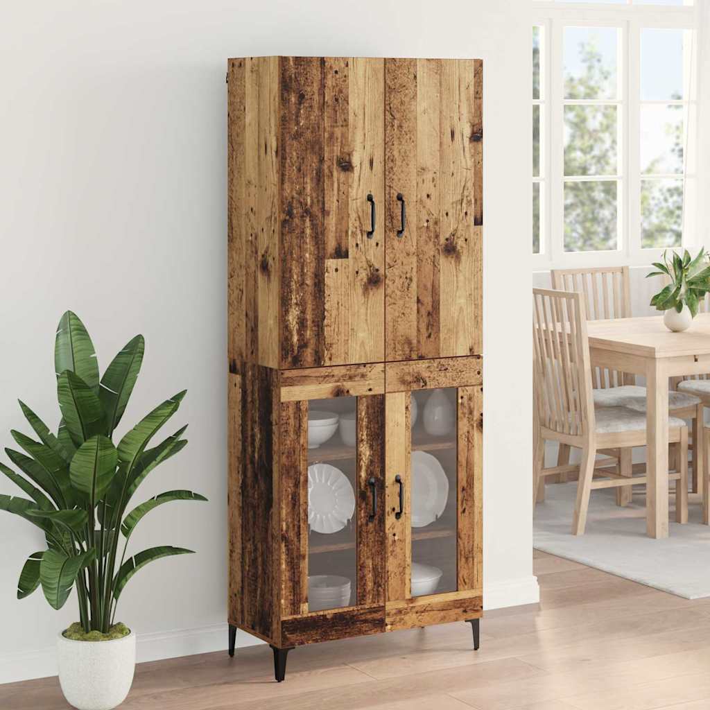 Highboard Zidne Staro drvo 69,5 x 34 x 180 cm Konstruirano drvo