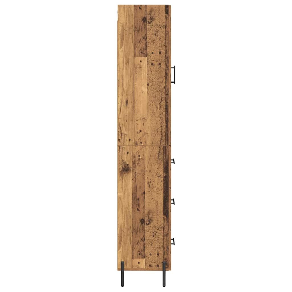 Highboard Staro drvo 34,5 x 34 x 180 cm Konstruirano drvo