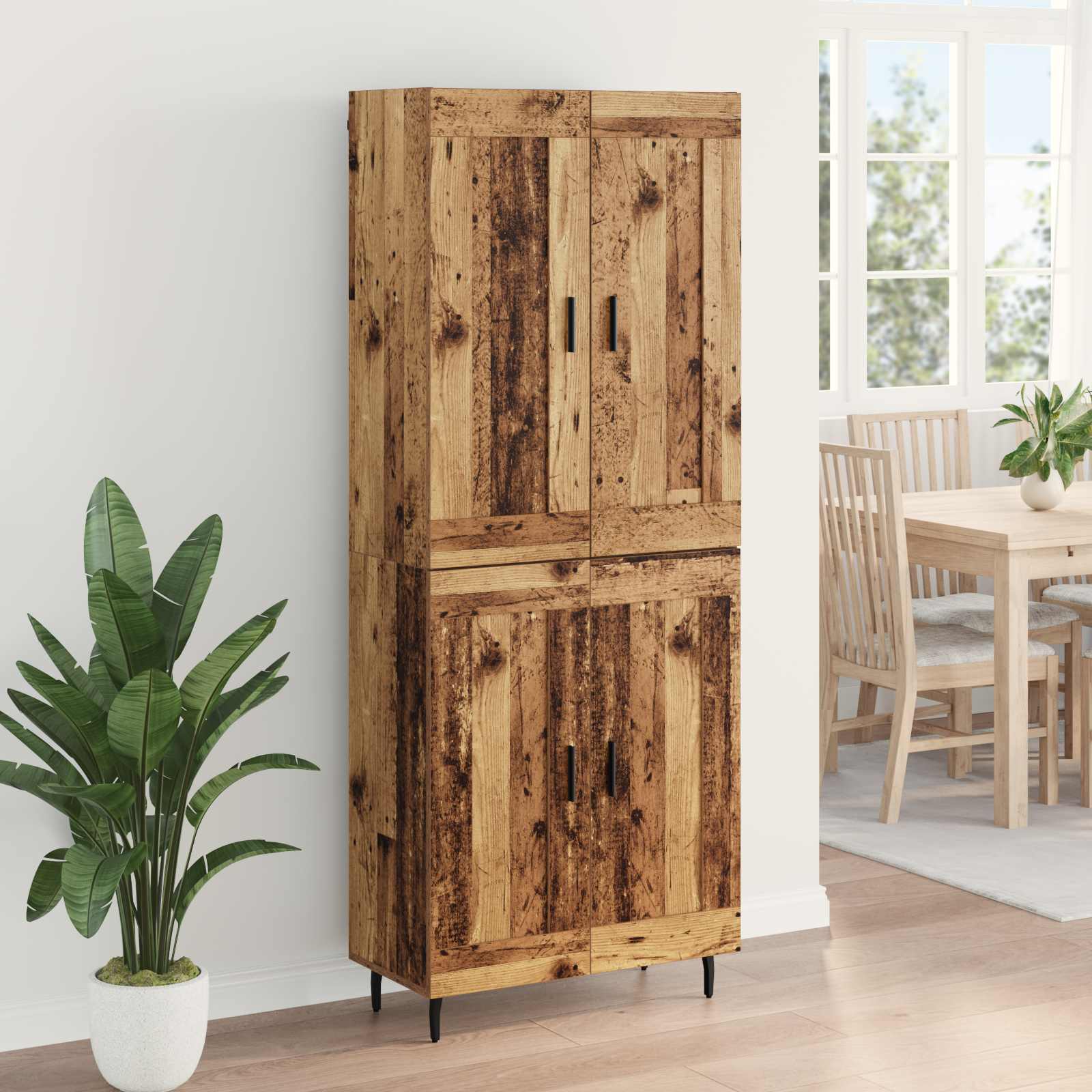 Highboard 2 kom. Staro drvo 69,5 x 34 x 180 cm