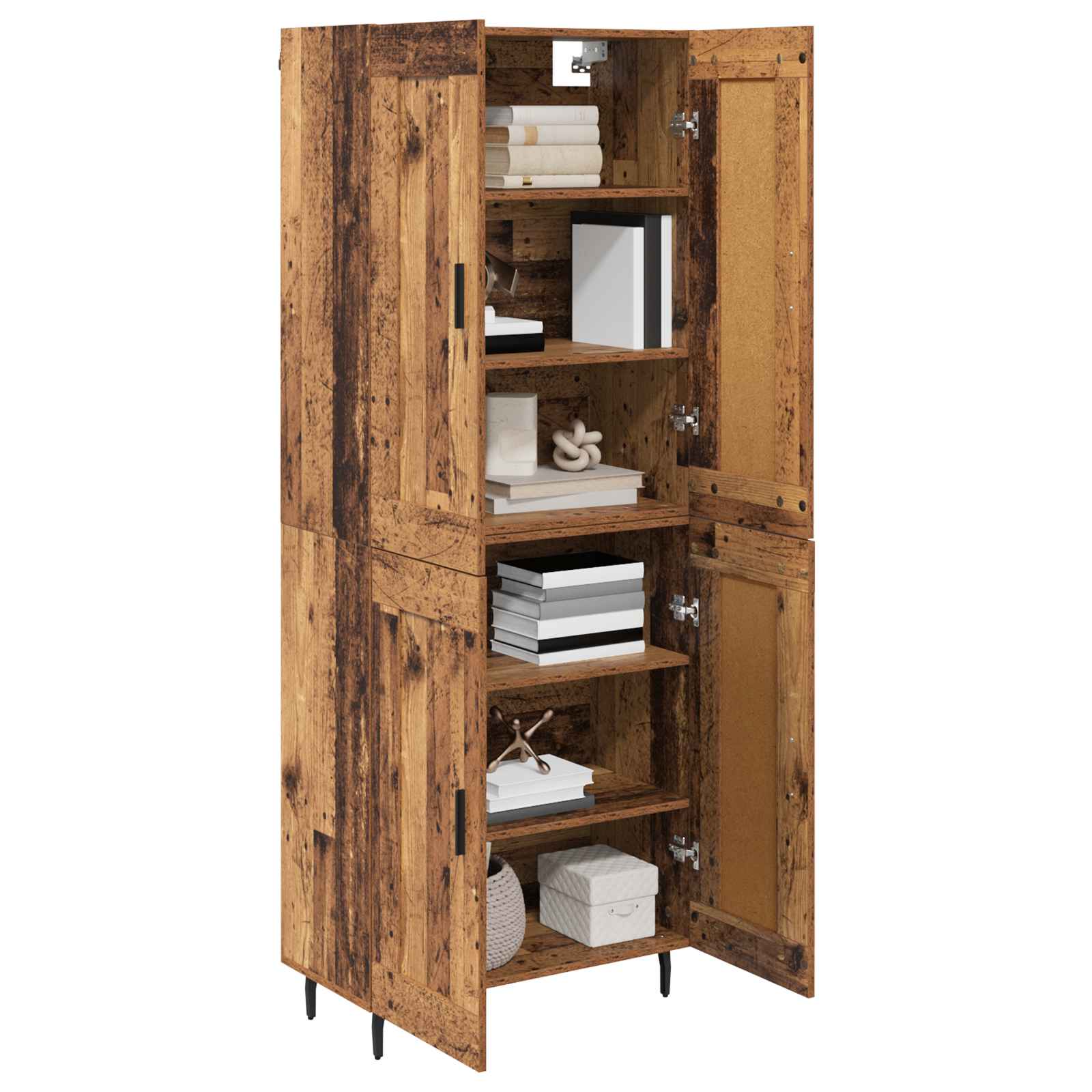 Highboard 2 kom. Staro drvo 69,5 x 34 x 180 cm