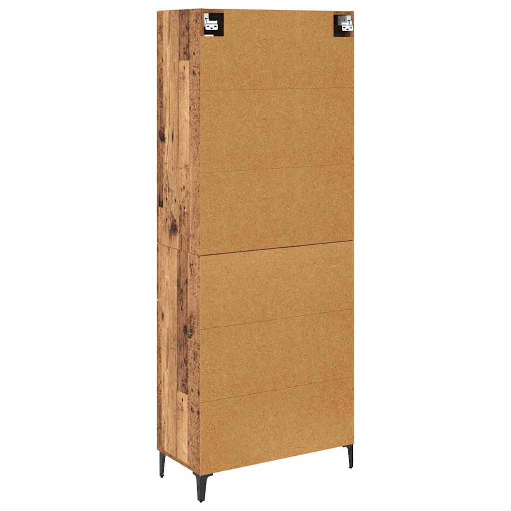 Highboard Zidne Staro drvo 69,5 x 34 x 180 cm Konstruirano drvo