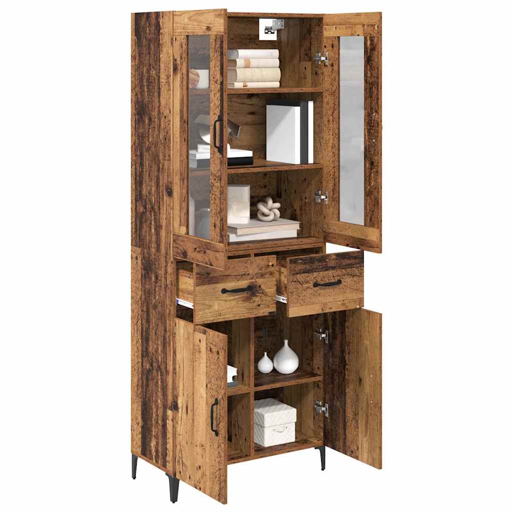 Highboard Zidne Staro drvo 69,5 x 34 x 180 cm Konstruirano drvo