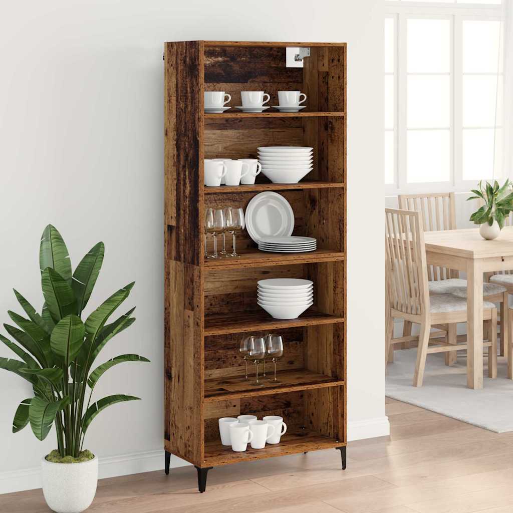 Highboard Staro drvo 69,5 x 34 x 180 cm Konstruirano drvo