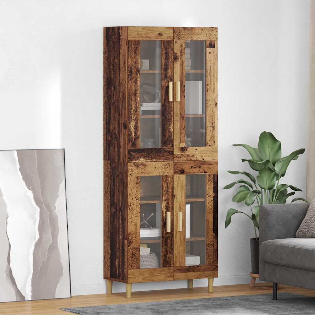 Highboard Staro drvo 69,5 x 34 x 180 cm Konstruirano drvo